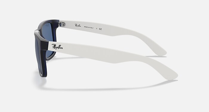 JUSTIN COLOR MIX Sunglasses in Transparent Blue and Dark Blue