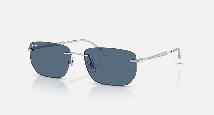 RB3768 Sunglasses in Silver and Dark Blue - RB3768 | Ray-Ban® US