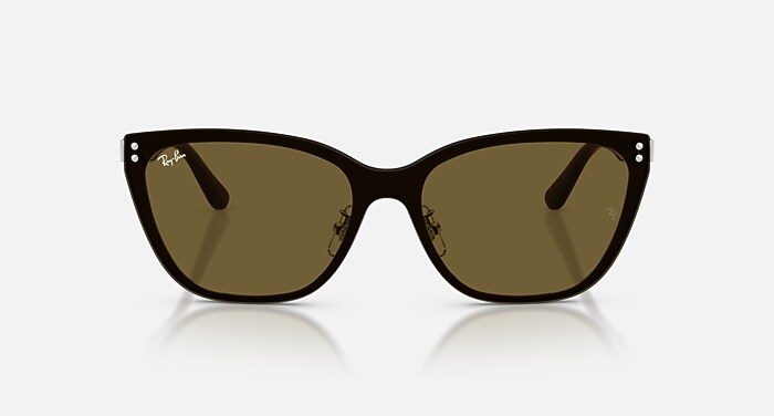 RB3798D Sunglasses in Silver and Dark Brown (0-145) - RB3798D