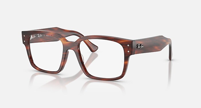 LAURENE OPTICS BIO-BASED Eyeglasses with Striped Havana Frame