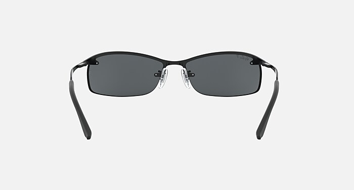 RB3183 Sunglasses in Black and Dark Grey Polarized - RB3183 | Ray