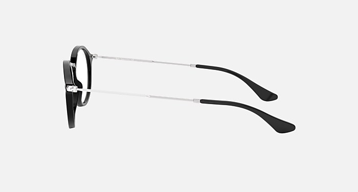 RB2547VF Polarized Eyeglasses with Black and Clear (53-21