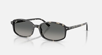 SAM Sunglasses in Havana Brown Grey and Brown Polarized - RB2232