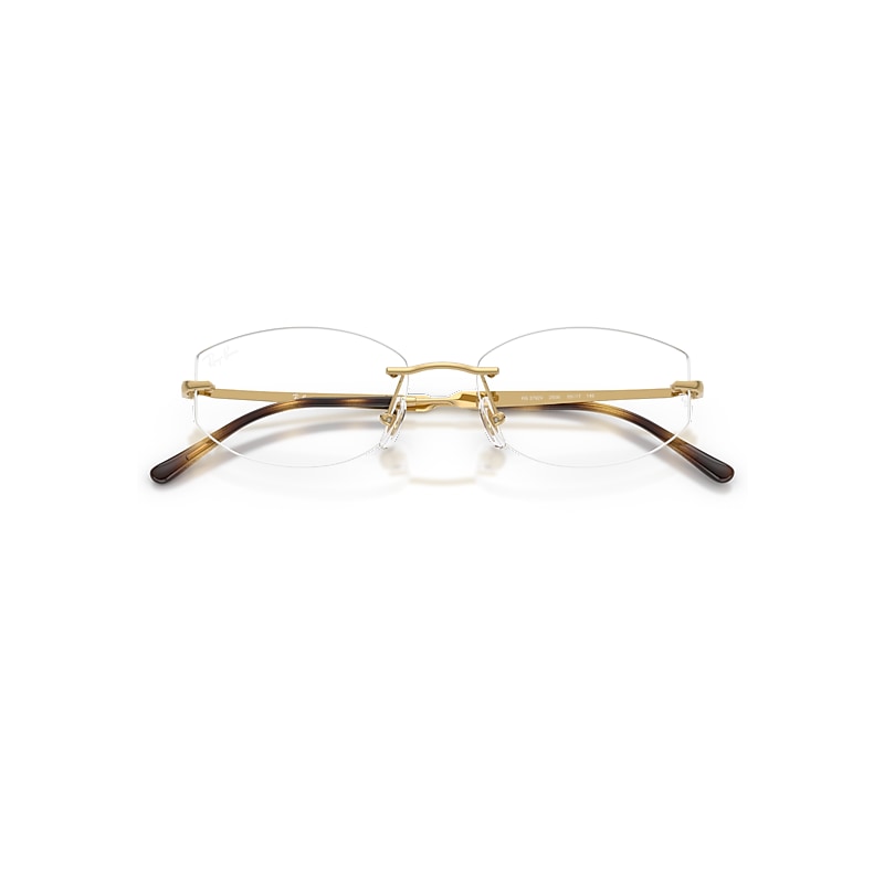 RB3792V OPTICS Eyeglasses with Gold and Clear (53-17) - RB3792V