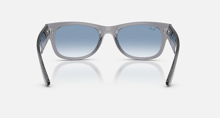 MEGA WAYFARER II サングラス グレー と クリア諧調 ブルー (55-21