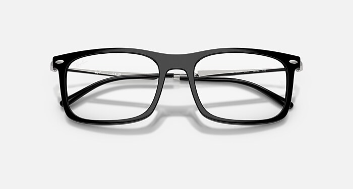 RB7260 OPTICS メガネ ブラック と クリア (54-19) - RB7260F