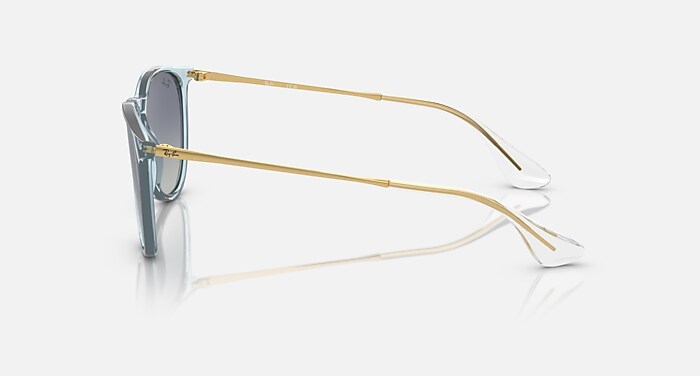 ERIKA CLASSIC Sunglasses in Transparent Light Blue and Grey/Blue