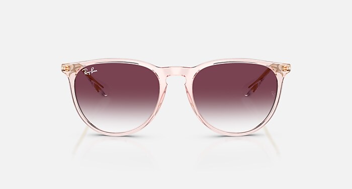ERIKA CLASSIC サングラス トランスペアレントピンク と クリア諧調