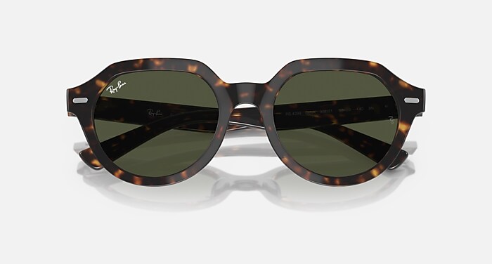 GINA Sunglasses in Havana and Green (53-21) - RB4399 | Ray-Ban® US