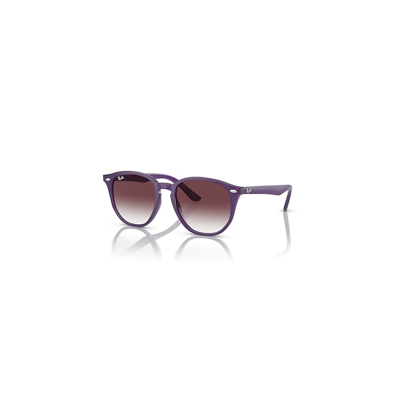 Ray-Ban Rb9070s Kids Sunglasses Opal Violet Frame Grey Lenses 46-16