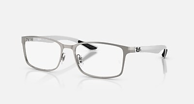 RB8424 OPTICS メガネ ガンメタル と クリア (57-18) - RB8424
