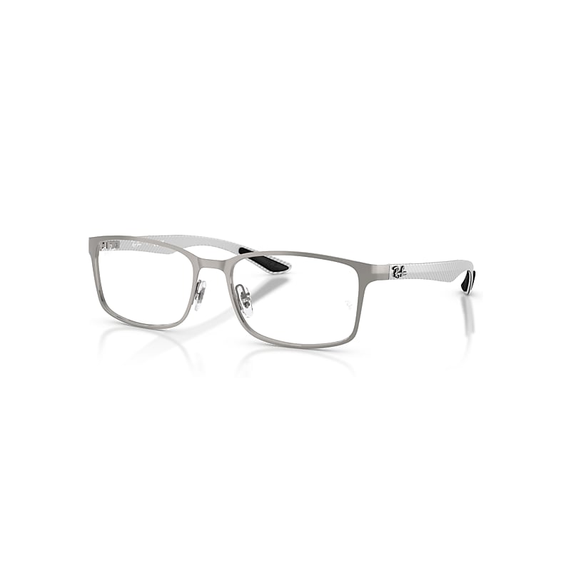 Ray-Ban Eyeglasses   Optics - Gunmetal Frame Clear Lenses Polarized 55-18, RB8424