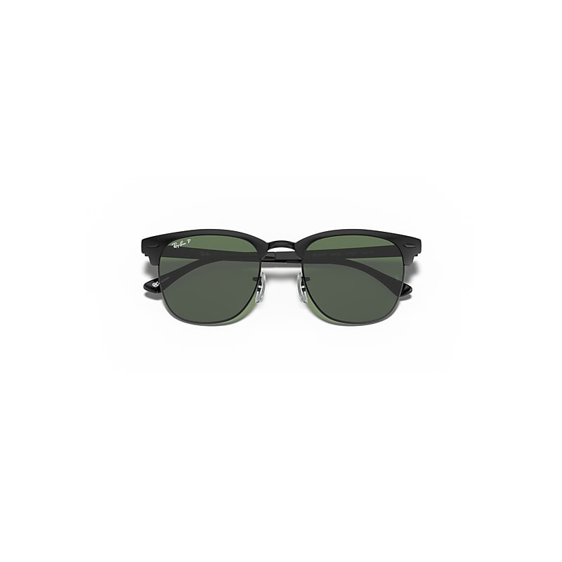 CLUBMASTER METAL Sunglasses in Black and G-15 Green Polarized