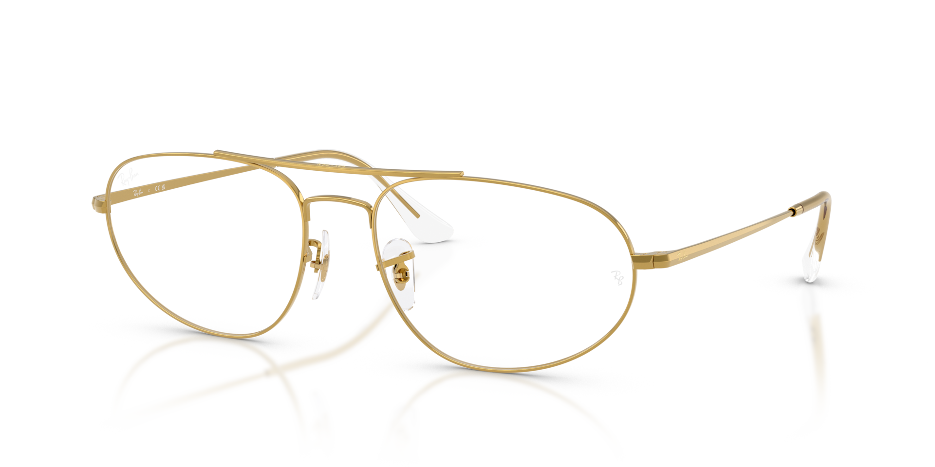 EXPLORER IV OPTICS Eyeglasses with Legend Gold and Clear (60-18