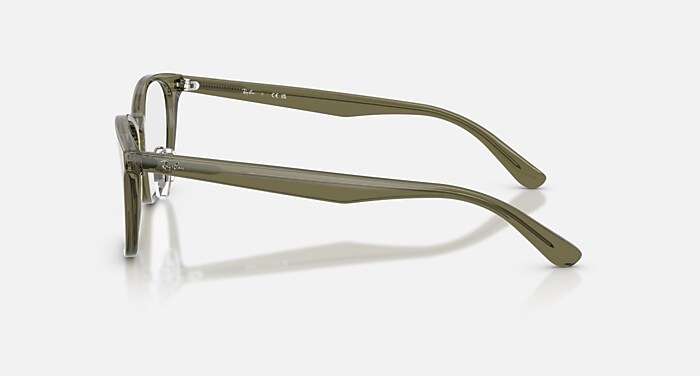 RB5386 OPTICS メガネ Transparent Brown Heart と クリア (51-19