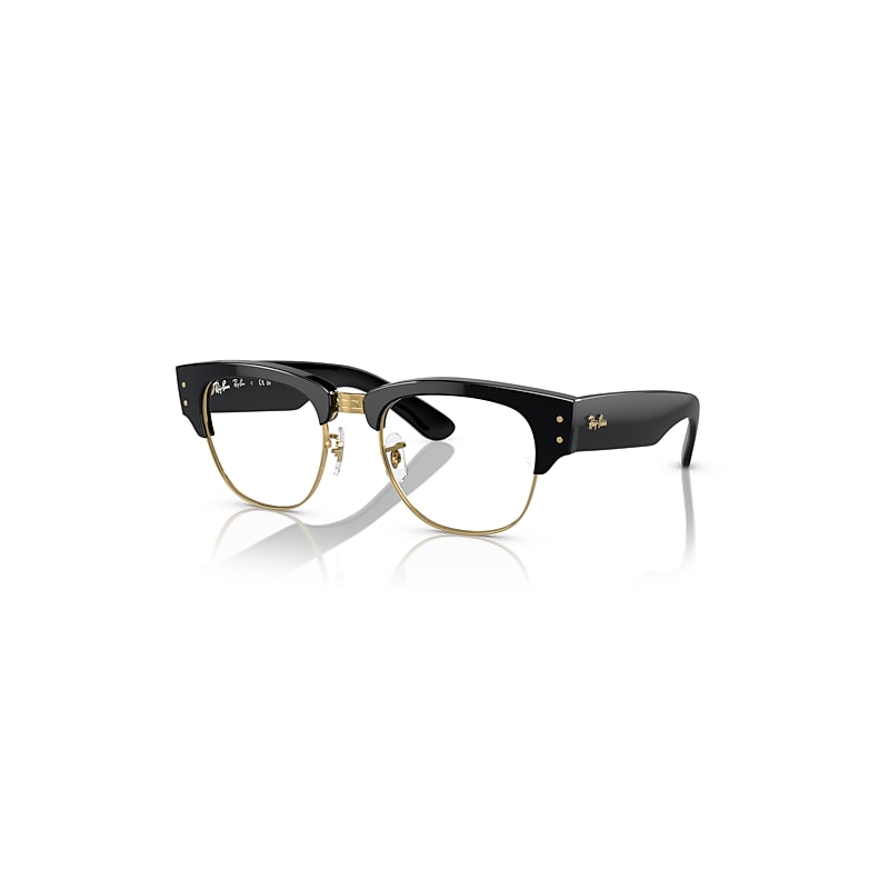 Ray - Ban Unisex Black Rx0316v Mega Clubmaster 2000 Optical Frames Acetate Transparent Squared Normal - Image 7