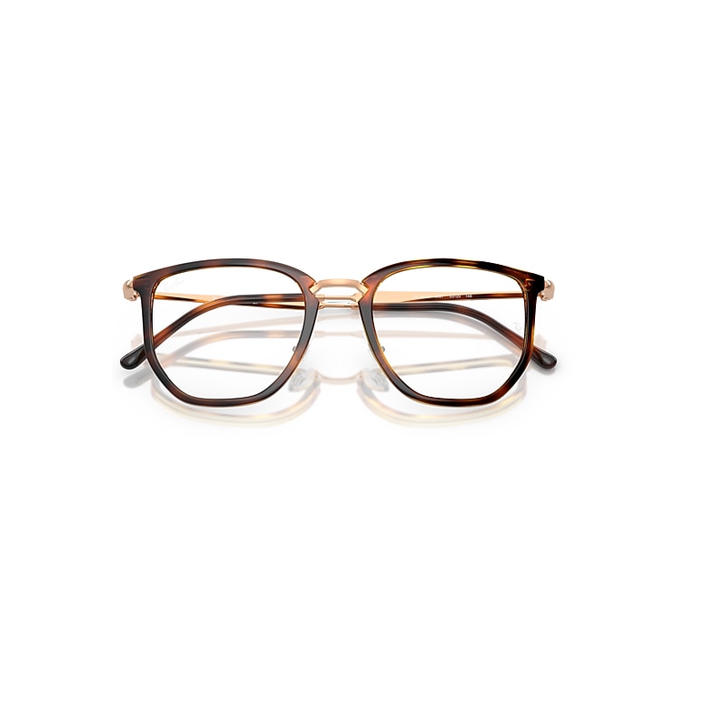 Ray-Ban Rb4451v Optics Optical Rosegold Frame Clear Lenses Polarized 50-20