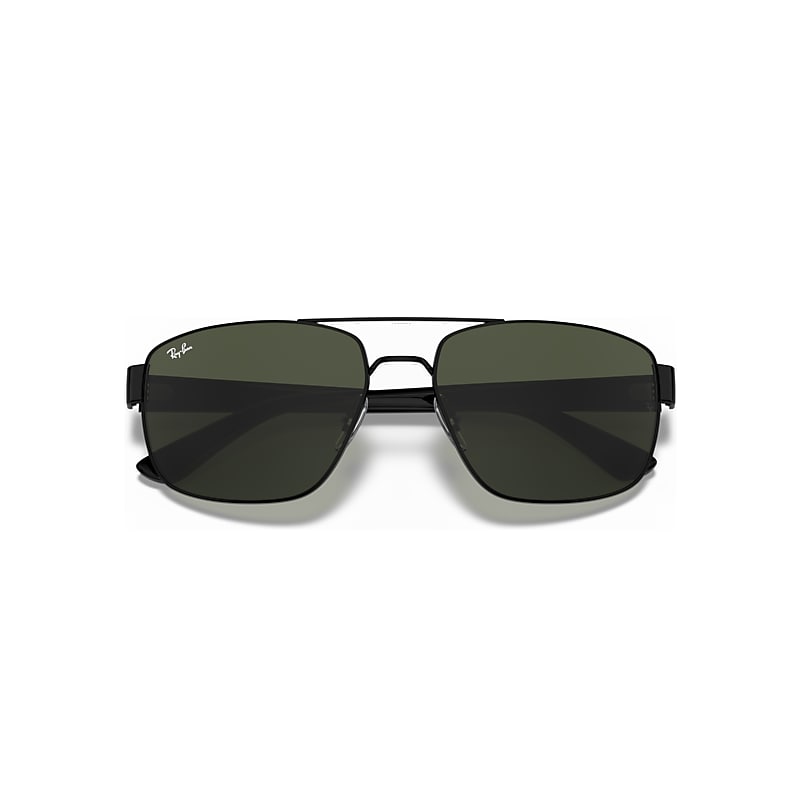 RB3663 Sunglasses in Black and G-15 Green (60-17) - RB3663 | Ray