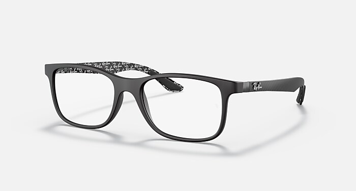 RB8778D OPTICS TITANIUM メガネ ゴールド上にブラック と クリア (52