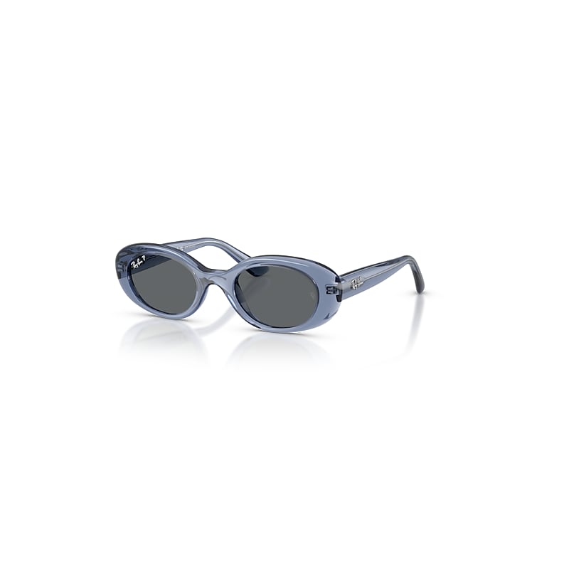 Ray-Ban Sunglasses Kids  Kids - Transparent Blue Frame Grey Lenses Polarized 45-20, RB9141S