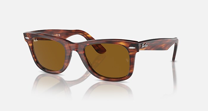 ORIGINAL WAYFARER CLASSIC Sunglasses in Striped Havana and B-15