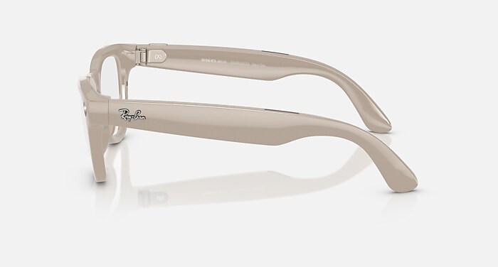 RAY-BAN META (GEN 1) SKYLER AI Glasses in Chalky Gray and Clear