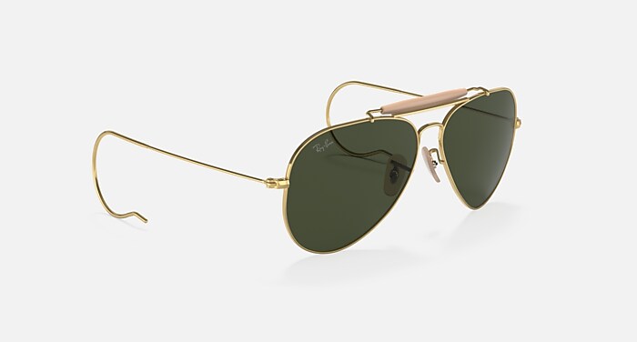 OUTDOORSMAN | AVIATION COLLECTION Sunglasses in Arista Gold and G
