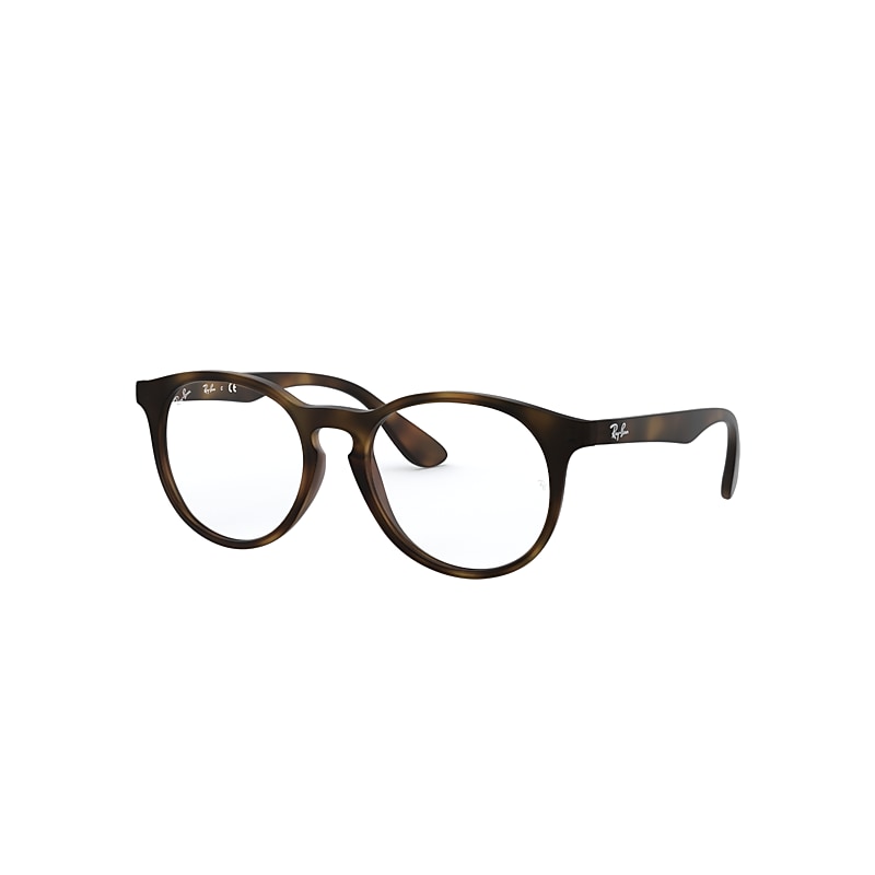 Ray-Ban Eyeglasses Kids  Optics Kids - Havana Frame Clear Lenses Polarized 48-16, RB1554