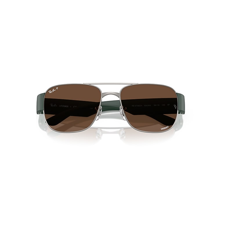 Ray-Ban Rb3756 Polarized+ Lenses Sunglasses Sand Green Frame Brown Lenses Polarized 56-18