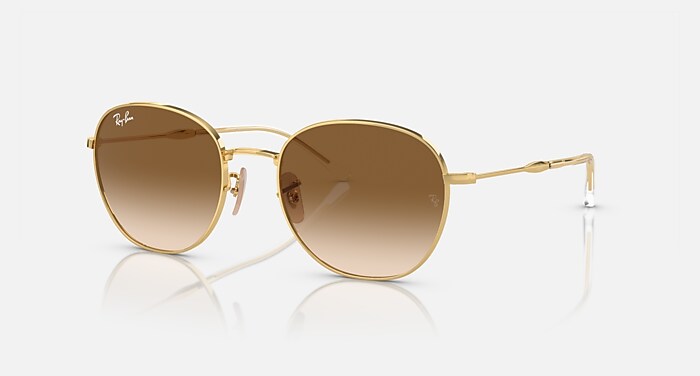 Ray-Ban ベージュ ラウンドサングラス レイバン公式ストア】ラウンド / Round サングラス - サークルフレーム