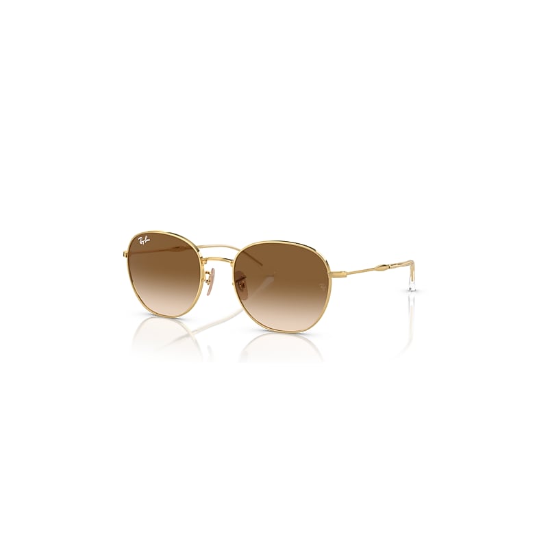 Ray-Ban Unisex Sunglass RB3809 - Framekleur: Arista goud, Lenskleur: Lichtbruin