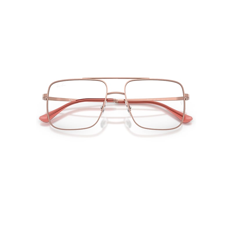 Ray-Ban Ari Optics Bio-based Optical Copper Frame Transparent Lenses Polarized 54-16