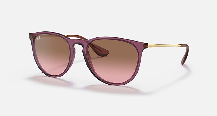 ERIKA CLASSIC Óculos de Sol em Violeta transparente e Rosa degradê