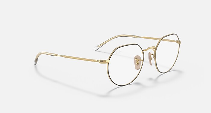 JACK OPTICS ポラライズド（偏光） メガネ ブラック と クリア (53-20