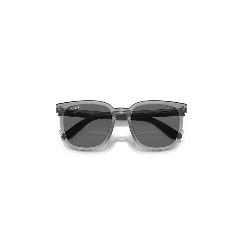RB4401D Polarized Sunglasses in Transparent Grey and Dark Grey