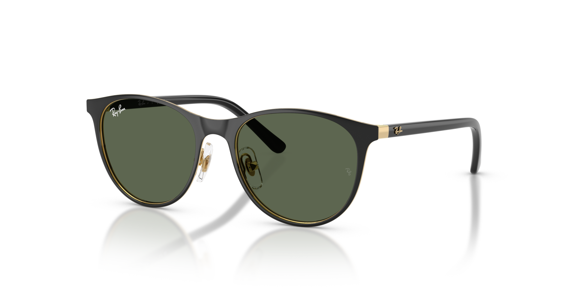 Ray-Ban Rb9552s Kids Lunettes De Soleil - Monture Noir Verres Vert 47-16 85 €
