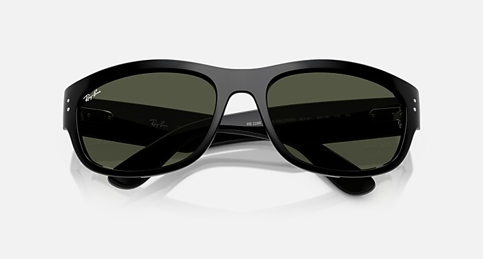 MEGA BALORAMA Sunglasses in Black and G-15 Green - RB2289 | Ray 