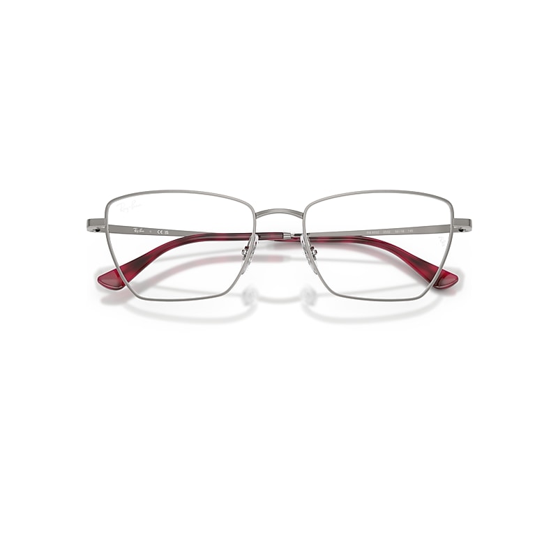 Ray-Ban Drea Optics Bio-based Optical Gunmetal Frame Clear Lenses Polarized 56-18