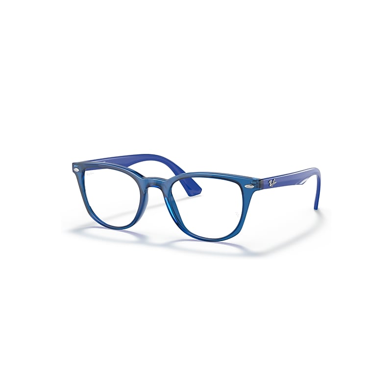 Ray-Ban Eyeglasses Kids  Optics Kids - Blue Frame Clear Lenses Polarized 46-18, RB1601