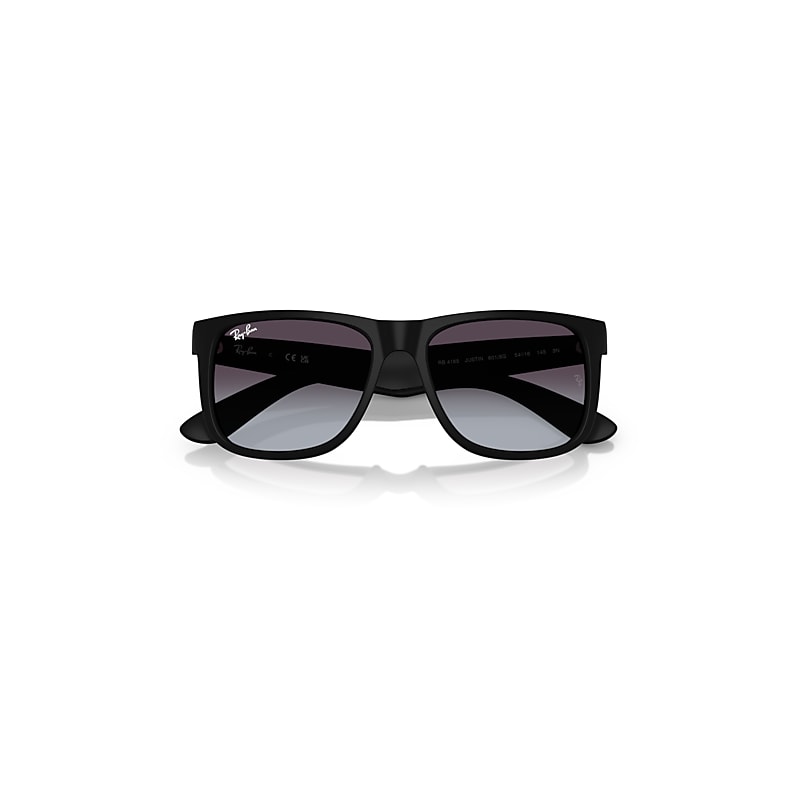 JUSTIN CLASSIC Sunglasses in Rubber Black and Dark Grey - RB4165