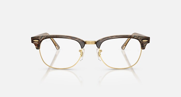 CLUBMASTER OPTICS CHANGE Eyeglasses with Photo Waves Brown and