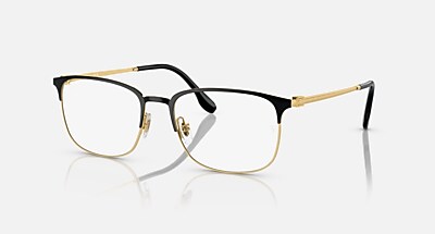 RB6494 OPTICS Eyeglasses with Havana On Gold and Clear (54-18