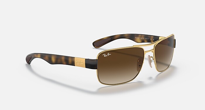 RB3522 Sunglasses in Arista Gold and Brown Gradient - RB3522 | Ray
