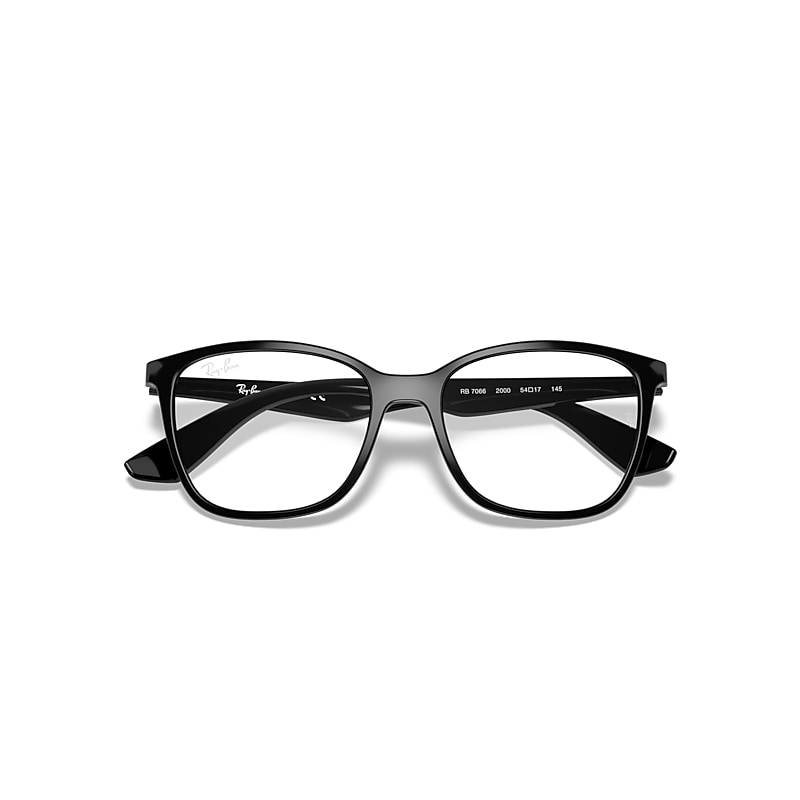 RB7066 OPTICS Polarized Eyeglasses with Black and Clear (52-17