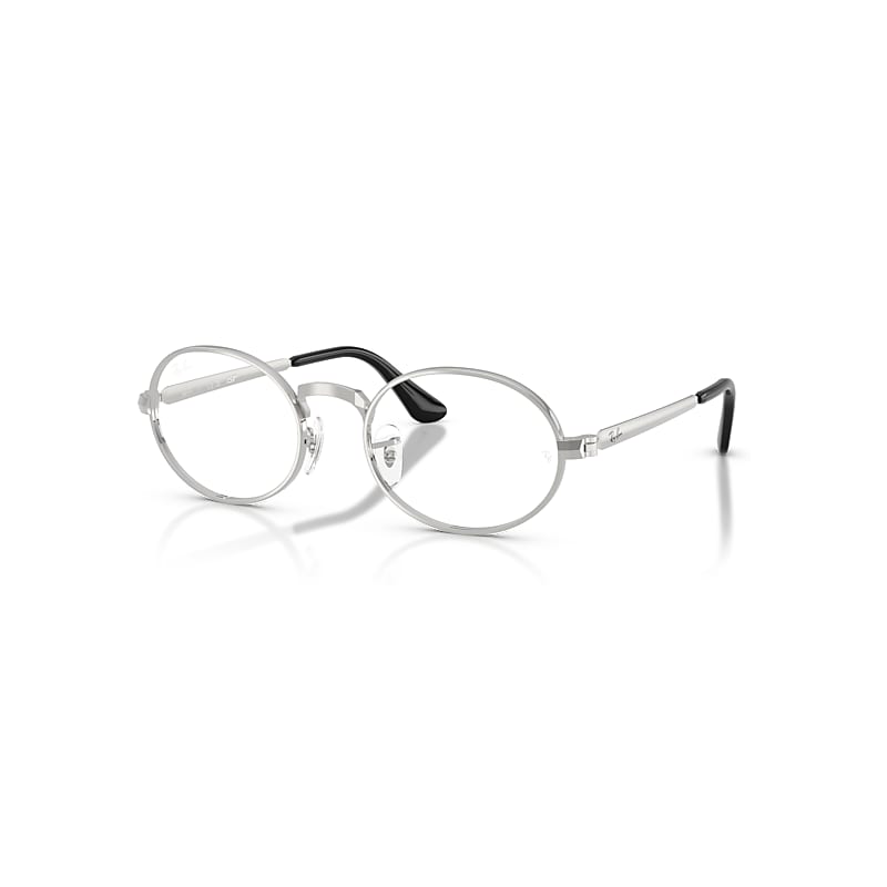 Ray-Ban Eyeglasses Unisex Rb3931v Optics By A$ap Rocky - Silver Frame Clear Lenses Polarized 52-21