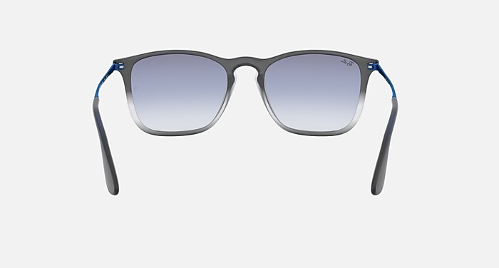 CHRIS Sunglasses in Blue and Clear Gradient Light Blue - RB4187F