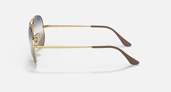 RB3689 BI-GRADIENT Sunglasses in Arista Gold and Blue/Grey 
