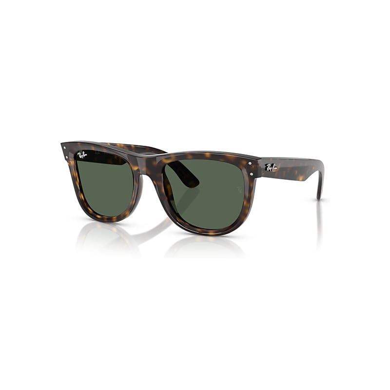 Ray-Ban Sunglasses  Wayfarer Reverse - Dark Havana Frame Green Lenses 53-20, RBR0502S