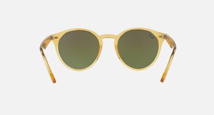 RB2180 Sunglasses in Yellow and Blue/Violet Gradient Mirror