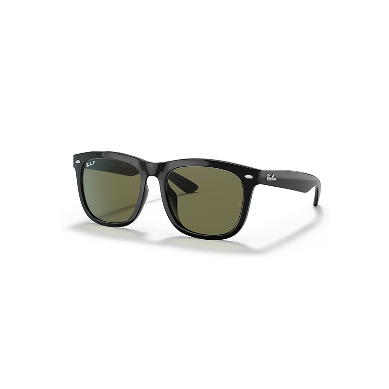 Rayban Black Square Polarized Sunglasses "Black" Rb4260d-601-9A_57" - Image 3